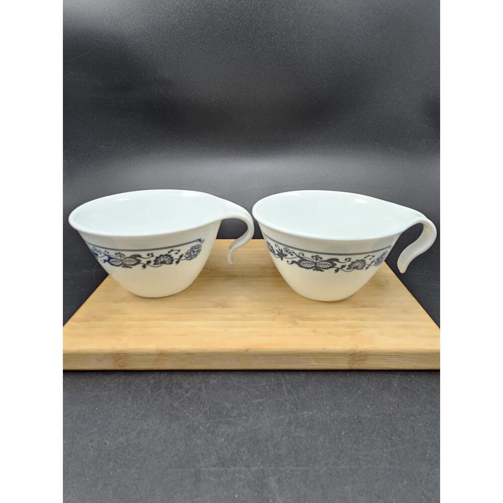 3pc Corelle Old Town Blue Replacement Set - 2 Tea Cups & 1 Saucer - Blue Onion - Picture 9 of 15